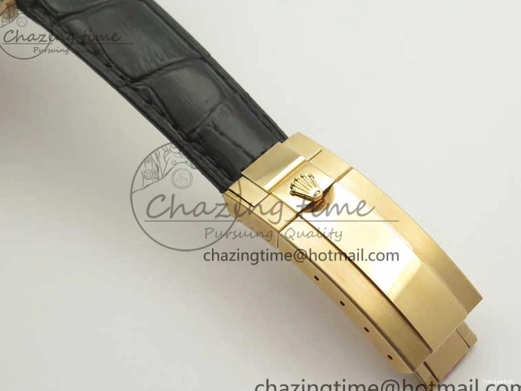 Leather 1:1 Gold Noob Rose Daytona RG Dial Edition SA4130 Best Strap On 116515 0416